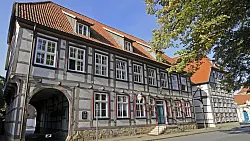 Die Spuren alter Handelsh&ouml;fe zeugen noch heute vom gro&szlig;en Einfluss, den das Handelszentrum Herford im Mittelalter hatte &ndash; weit &uuml;ber die Grenzen Westfalens hinaus. - &copy; picture alliance / imageBROKER