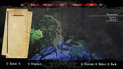 Der graue Fleck in der Mitte ist unsere Karte. Leider ist die oft sehr schlecht erkennbar und hilft nicht wirklich bei der Orientierung. - © Anima Project