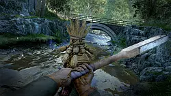 In den K&auml;mpfen haben wir unsere Gegner, hier einen Druiden, nicht selten direkt im Gesicht h&auml;ngen und damit zu intensiven Auseinandersetzungen. - &copy; Rebellion