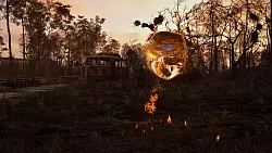 Eine Anomalie in der Zone: Die bedrohliche Schönheit von „Stalker 2: Heart of Chornobyl“ auf der PS5 zeigt sich in surrealen Szenen. - © GSC Game World