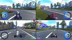 Für uns das Highlight: Der lokalen Multiplayer, so dass wir zu viert auf dem Sofa gegeneinander antreten können. - © Tivola Games