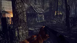 In Ebola Village k&auml;mpft die Protagonistin Maria in einem d&uuml;steren russischen Dorf gegen infizierte Horden ums &Uuml;berleben. - &copy; Axyos Games