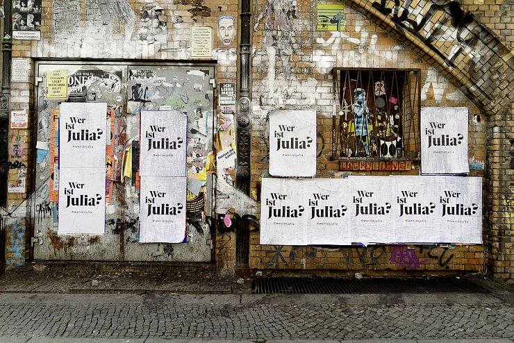 Wer ist Julia? Mit diesen Postern hat Tamaris die Werbekampagne gestartet. - © Wortmann-Gruppe