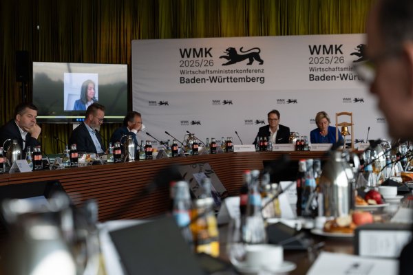 Wirtschaftsministerkonferenz in Stuttgart. (Foto aktuell). - © Markus Lenhardt/dpa