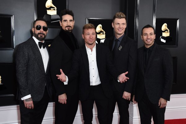 Die Backstreet Boys sind auf dem Glücksgefühle-Festival auf dem Hockenheimring aufgetreten - laut Veranstalter ihr einziges Konzert in Europa in diesem Jahr. (Archivbild) - © Jordan Strauss/Invision/AP/dpa