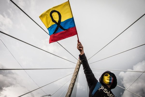 Proteste in Kolumbien - © Foto: Juan Pablo Otalvaro M/dpa