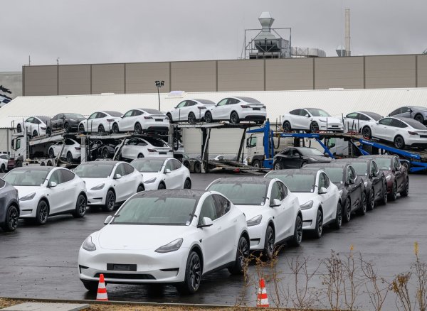 Selbst US-Präsident Trump will seinem Berater Musk und dessen Autofirma nun unter die Arme greifen. - © Patrick Pleul/dpa