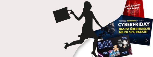 Rabatt Aktionen locken überall. Die konzertierte Rabattaktion nach amerikanischem Vorbild läuft verstärkt über Online-Shops. Im Kreis Lippe fragen Kunden in den Geschäften nach Angeboten. - © Grafik: Maren Brettmeier
