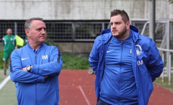 Trainer des TBV Lemgo II: Ivan (links) und "Co" Robert Maros. - © Sebastian Lucas(LZ)