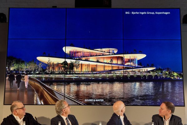 Das Büro Bjarke Ingels Group hat den Wettbewerb gewonnen. - © Georg Wendt/dpa