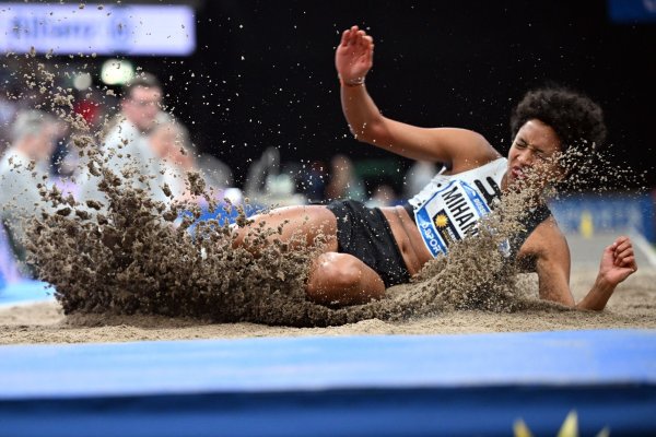 Weitspringerin Malaika Mihambo geht zum sechsten Mal in Düsseldorf an den Start. (Archivfoto) - © Federico Gambarini/dpa