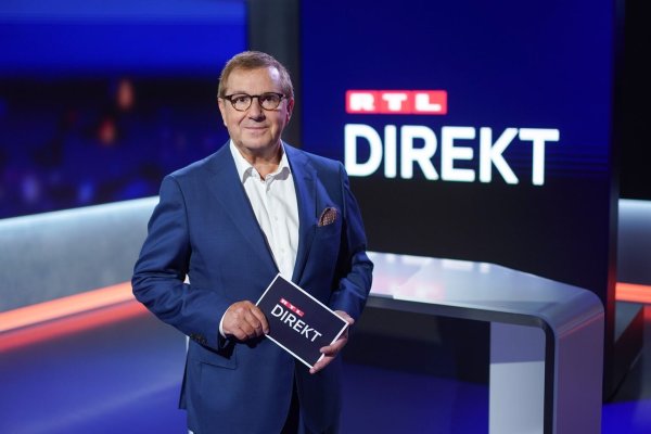 Jan Hofer moderiert "RTL Direkt" - © Foto: Jörg Carstensen/dpa
