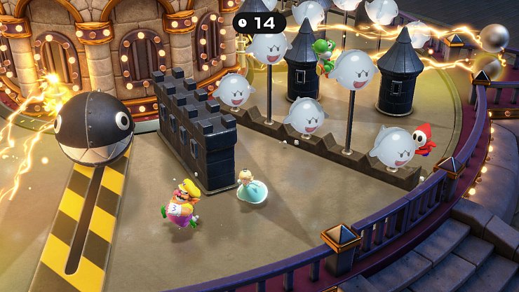 Die 110 Minispiele in "Super Mario Party Jamboree" sind abwechslungsreich und erfordern eine Menge unseres Geschicks. - © Nintendo