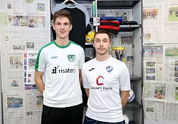 Herausforderer unter sich: Mirko R&ouml;hl (links) vom TuS Eichholz-Remmighausen und Jan Heidschuster vom TuS Asemissen. - &copy; Paul Cohen