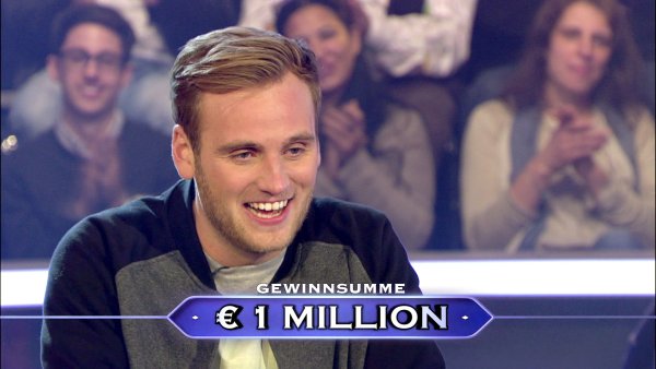 Leon Windscheid aus Münster konnte bei "Wer wird Millionär" den Hauptgewinn ergattern. - © dpa