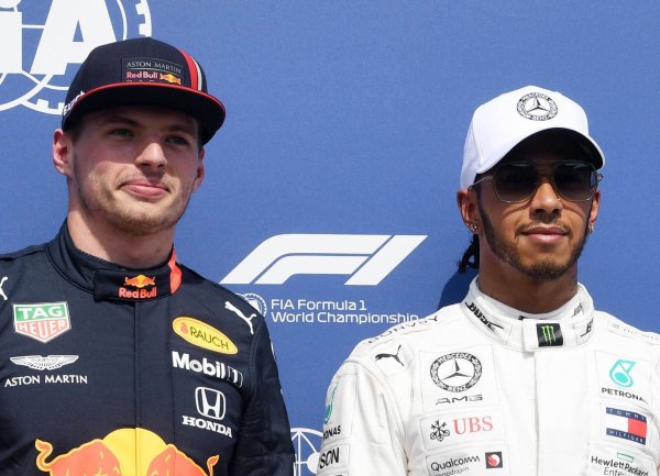 Verstappen und Hamilton - © Foto: Uli Deck/dpa