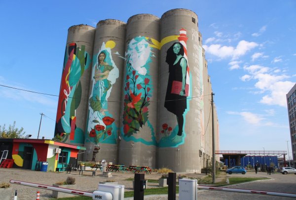 An der Donau in Belgrad stehen im Viertel Dorcol die «Silosi» (Silos), die zu einem Partyareal geworden sind. (Archivbild) - © Gregor Mayer/dpa