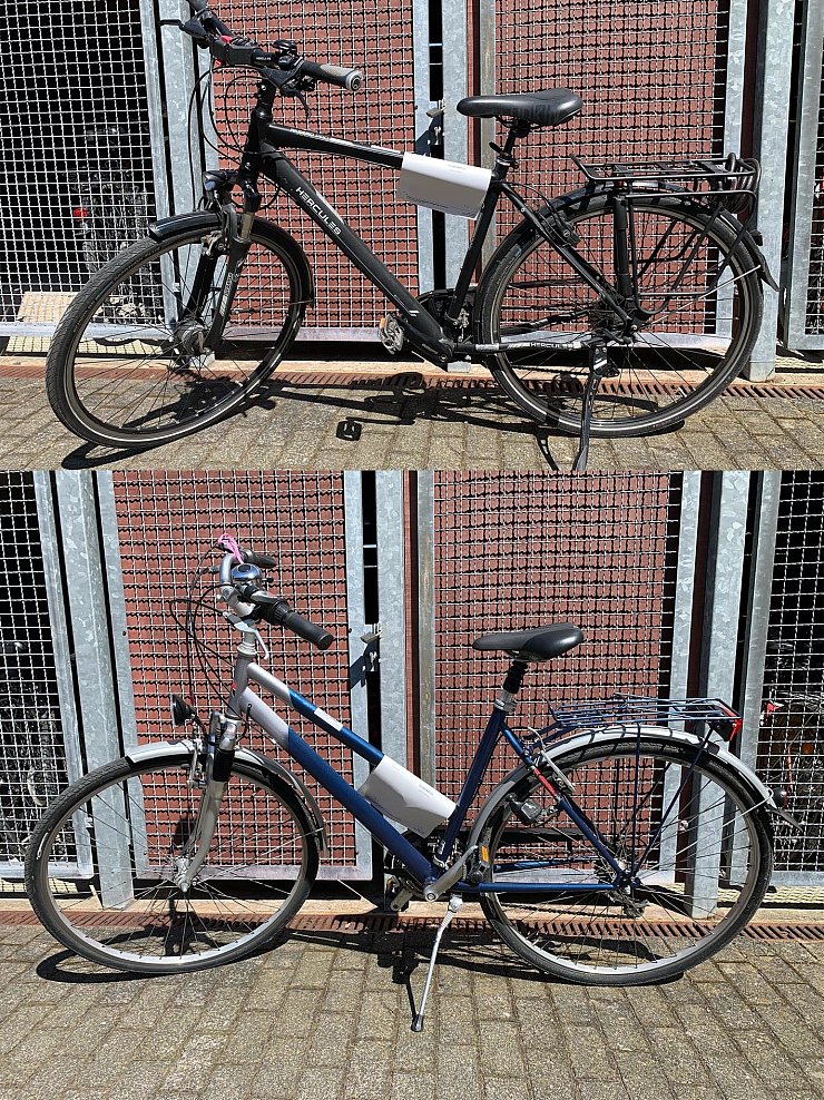 Die Polizei sucht die Besitzer dieser Räder. - © Polizei Lippe