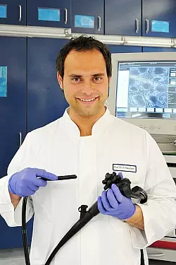 Will Diagnose mit dem Endoskop verbessern: Professor Dr. Helmut Neumann. 