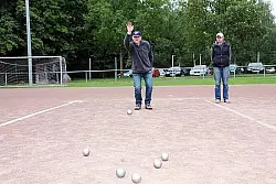 Lothar Grimm beim Wurf. - © Foto: Beckschäfer