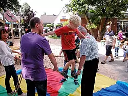 Jan-Henrik auf dem Seil - © Foto: Sölter