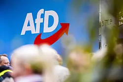 Ein juristisches Verbot der AfD w&auml;re der falsche Weg, urteilt unsere Autorin. - &copy; IMAGO/Jacob Schrter