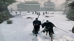 In "Rise of the Ronin" werden wir in viele K&auml;mpfe verwickelt. Manchmal bekommen wir Hilfe von einem KI-Gef&auml;hrten. - &copy; Sony Interactive Entertainment