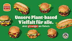 Burger King nutzt f&uuml;r die Pattys eine Bl&uuml;mchenform, um die Burger von den Klassikern abzugrenzen. - &copy; Burger King Deutschland GmbH