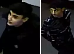 Dies sind die Fahndungsfotos der beiden T&auml;ter. - &copy; Polizei