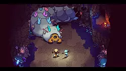 Immer wieder treffen wir auf Bossgegner. Hier bek&auml;mpfen wir eine etwas zu gro&szlig; geratene und &auml;u&szlig;erst ver&auml;rgerte Schnecke. - &copy; Sabotage Studio