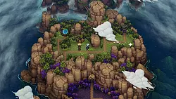 W&auml;hrend des Abenteuers steuern wir unsere Gruppe &uuml;ber eine nett gestaltete Weltkarte. - &copy; Sabotage Studio