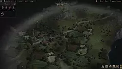 Auf der Karte erkunden wir nach und nach neue Gebiete. Links von uns ist das Dorf Stromkapp. Nicht weit von uns ziehen au&szlig;erdem zwei Karawanen, mit denen wir handeln k&ouml;nnten &ndash; oder k&auml;mpfen. - &copy; Shiro Games