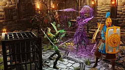 Ob die Helden im Hintergrund die richtigen Karten ziehen, um ihren Freund zu retten? - &copy; Twin Sails Interactive