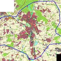 Die Markierung zeigt, f&uuml;r welche Bereiche das Abkochgebot gilt. - &copy; Stadtwerke Bad Salzuflen