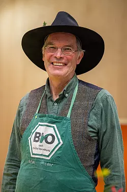 Christian Herb betreibt im Allgäu eine Bio-Gärtnerei im bundesweiten Netzwerk Demonstrationsbetriebe Ökologischer Landbau. - © Zacharie Scheurer/dpa-tmn
