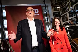 SPD-Spitzenkandidat Andreas Bovenschulte hat die Bremen-Wahl gewonnen. - &copy; Sina Schuldt/dpa