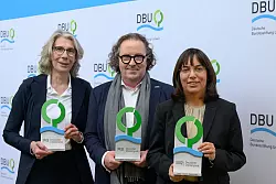 In Chemnitz ist der mit einer halben Million Euro dotierte Deutsche Umweltpreis vergeben worden. - © Hendrik Schmidt/dpa