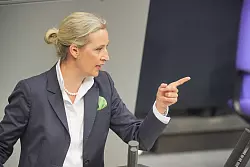 Weidel sieht in Ungarn ein &laquo;Bollwerk gegen illegale Migration&raquo; (Archivbild). - &copy; Michael Kappeler/dpa