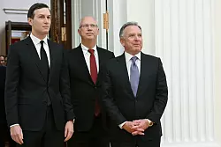 Witkoff und Kushner sprechen sowohl mit der russischen als auch mit der ukrainischen Seite. (Archivbild) - © Kristina Kormilitsyna/Sputnik, Kremlin Pool via AP/dpa