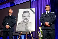 Die lückenlose Aufarbeitung der Tat werde fortgesetzt, versprach der saarländische Innenminister Reinhold Jost (SPD). - © Uwe Anspach/dpa