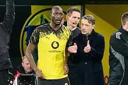 Serhou Guirassy spielte gegen Bremen nicht von Beginn an. - &copy; Bernd Thissen/dpa