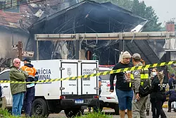 Beim Absturz starben alle zehn Flugzeuginsassen - ein Gesch&auml;ftsmann und neun Angeh&ouml;rige. - &copy; Evandro Leal / Ag. Enquadrar/dpa