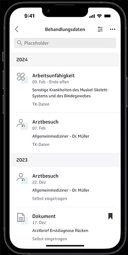 Patienten können auch Angehörige damit betrauen, die ePA-App für sie zu nutzen. (Handout) - © Techniker Krankenkasse/dpa