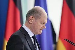 Bundeskanzler Olaf Scholz hat das Wort «Zeitenwende» aufgegriffen und geprägt. - © Michael Kappeler/dpa