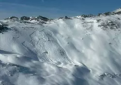Im Raum Bad Hofgastein gab es einen Lawinenabgang - eine Frau starb in den Schneemassen. - &copy; Unbekannt/BERGRETTUNG SALZBURG/APA/dpa