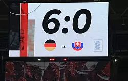 Sechs Tore für Amerika: Deutschland besiegte die Slowakei klar. - © Jan Woitas/dpa