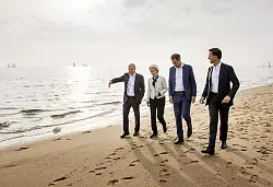 So fing alles an: In Esbjerg, D&auml;nemark, fand der erste Nordsee-Gipfel statt. - &copy; Sem Van Der Wal/ANP/dpa