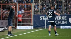 Trainer Uwe R&ouml;sler und Maximilian Wittek werden auch in Zukunft zusammenarbeiten. - &copy; Fabian Strauch/dpa