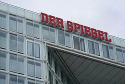 Blick auf das &laquo;Spiegel&raquo;-Hochhaus in Hamburgs Hafencity. - &copy; Marcus Brandt/dpa