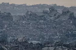 Das israelische Sicherheitskabinett hat beschlossen, die Stadt Gaza im Norden des abgeriegelten Küstenstreifens einzunehmen. - © Leo Correa/AP/dpa